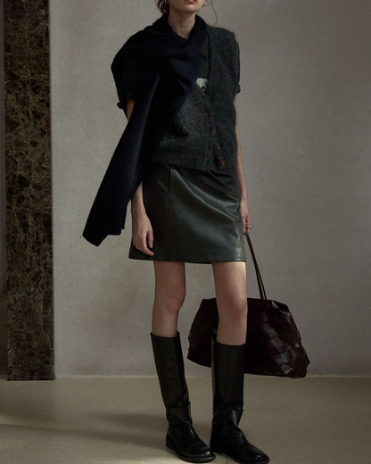 ソフトニットVネックベスト 10492