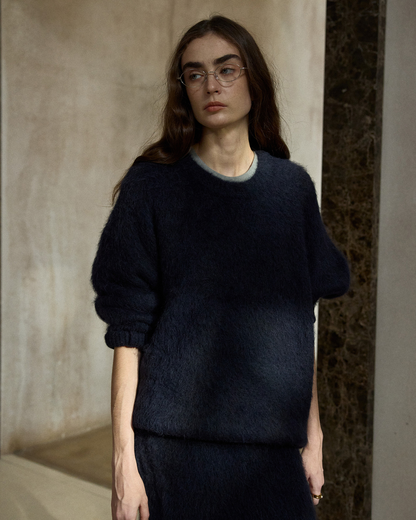 ストラクチャーモードニットプルオーバー 10397