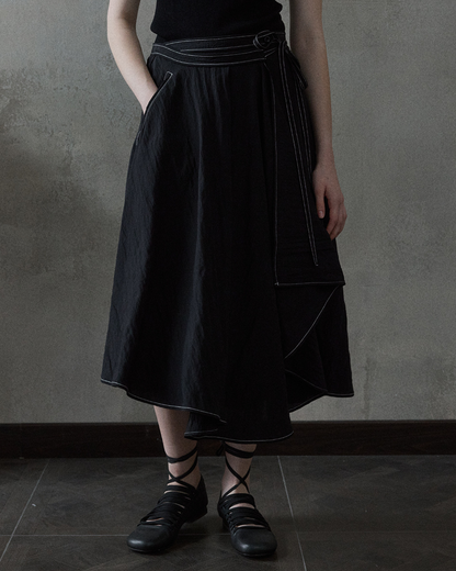ストラクチャーイレギュラースカート 10504