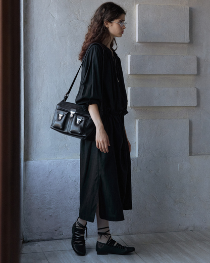 ドロストストラップショルダーワンピース 10166