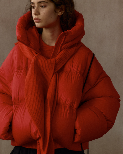 フーディーニットマフラー 10307