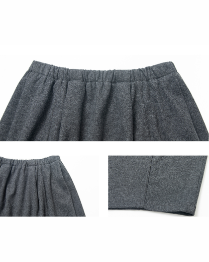 ウエストゴムロングルーズスカート 10215
