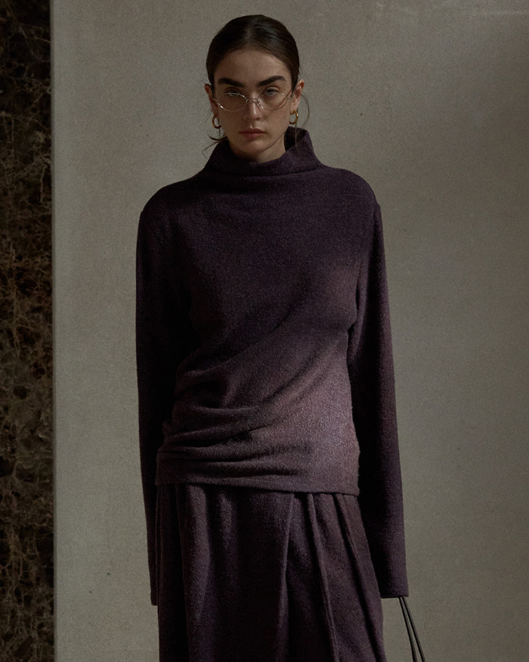 ベーシックニットハイネック 10486