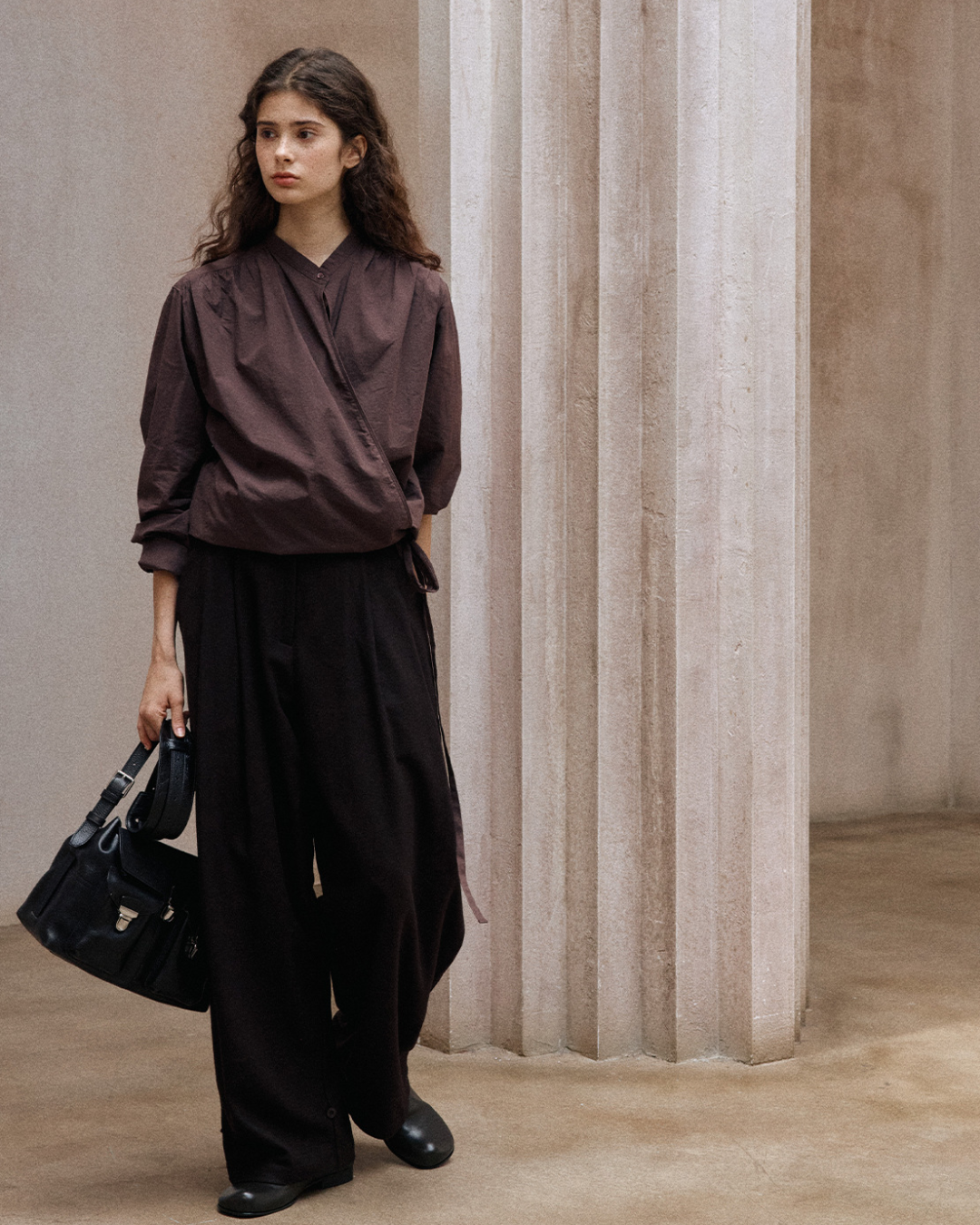 ルーズテーパードカジュアルパンツ 10172