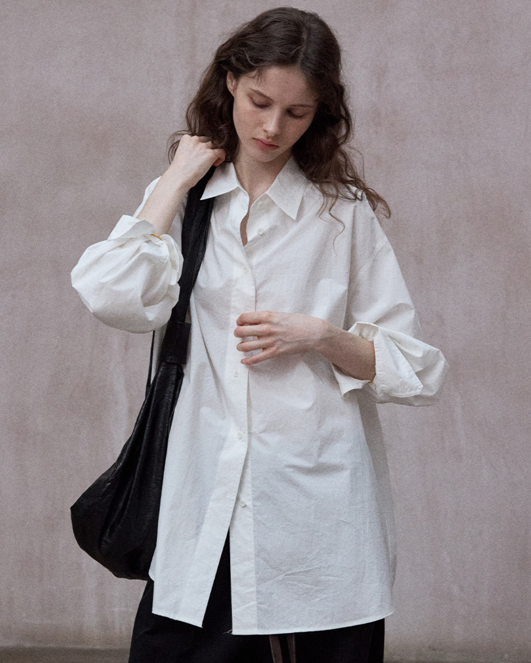 エッジカラーレスシャツ 10374