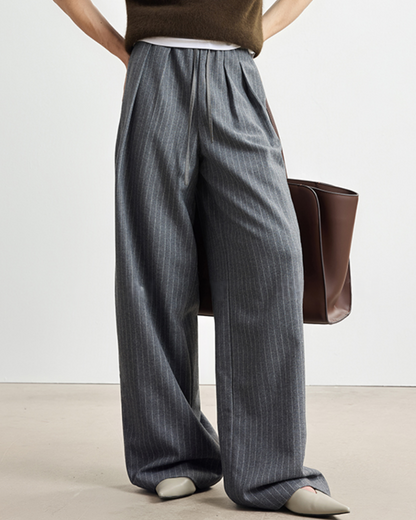 ドローストリングストライプパンツ 10337