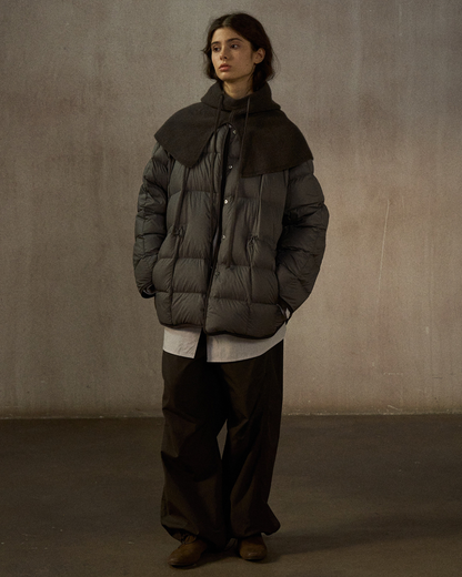 バイカラーリバーシブルダウンコート 10248