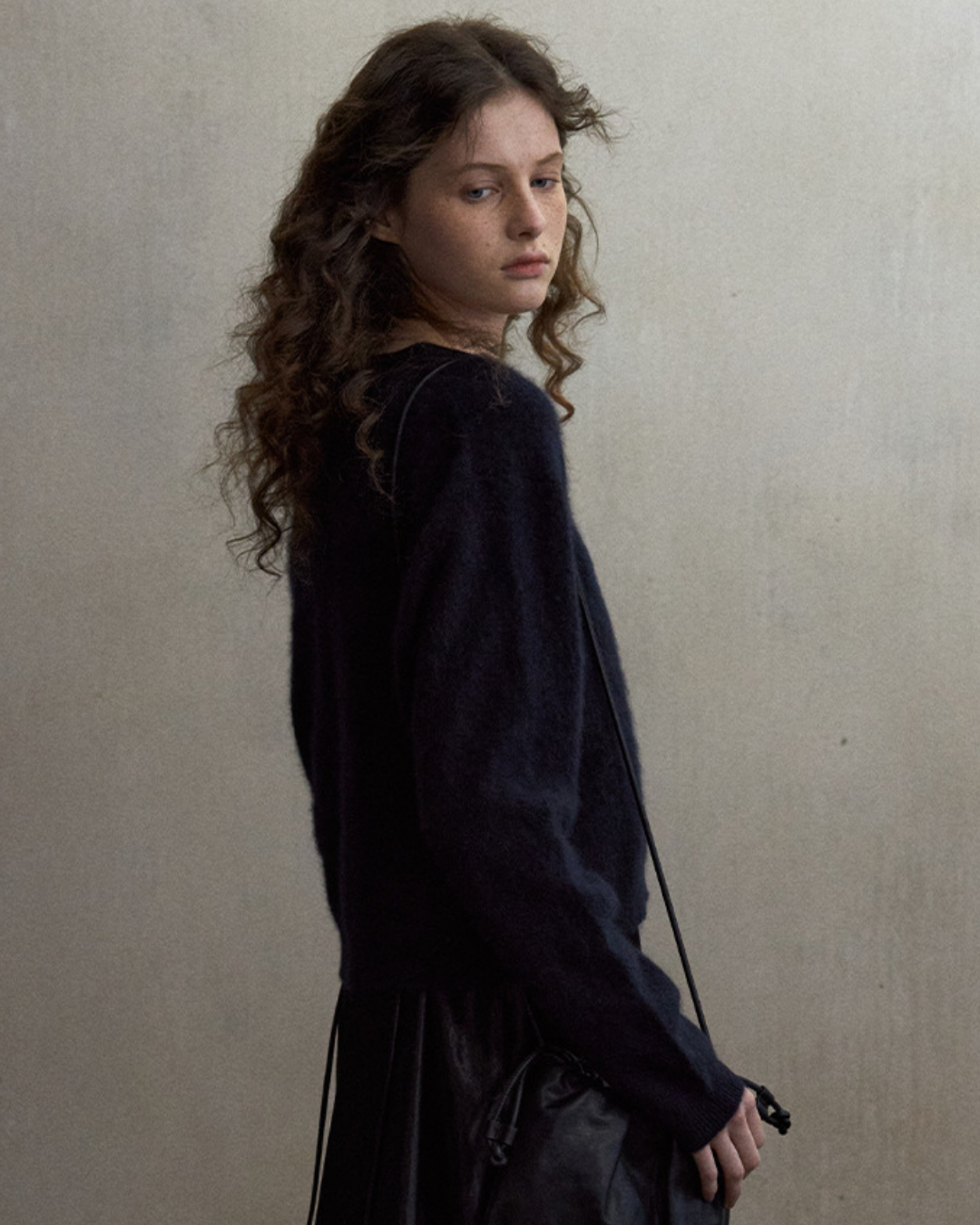 シャープショートニットカーディガン 10497