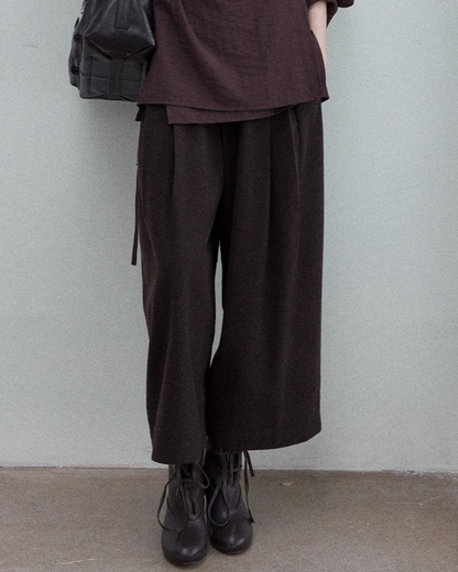 クロップドカーブパンツ 10143