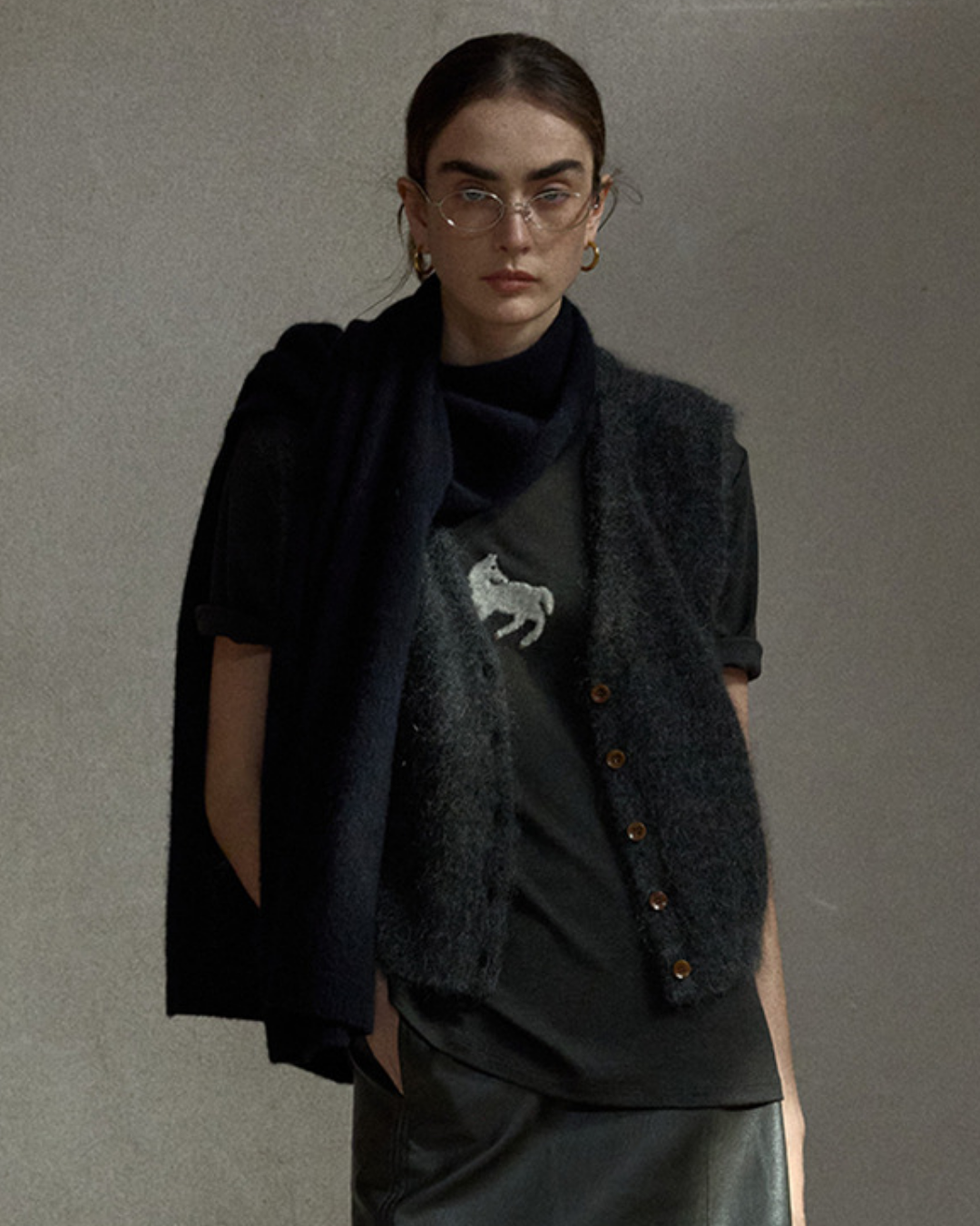 ウォームフェルトカットソー 10490