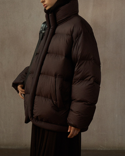 スタンドカラーミディコート 10269