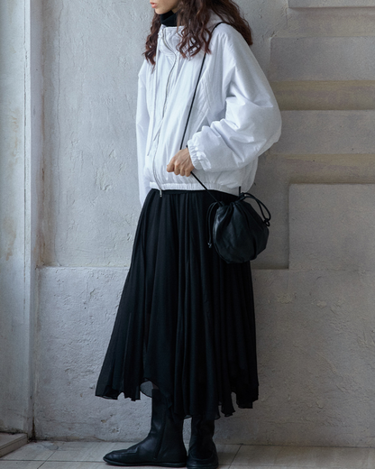 ミディフーディーカジュアルジャケット 10194