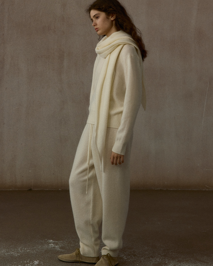 クロップドウエストゴムカジュアルパンツ 10312