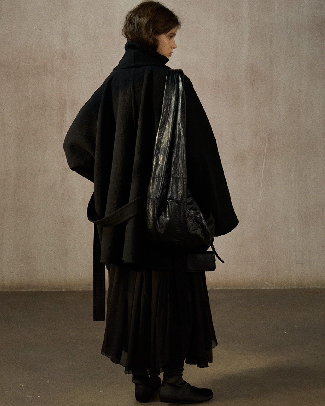 ローブスタイルストラップコート 10384