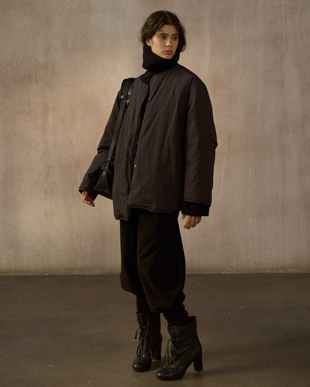 バイカラーリバーシブルダウンコート 10248