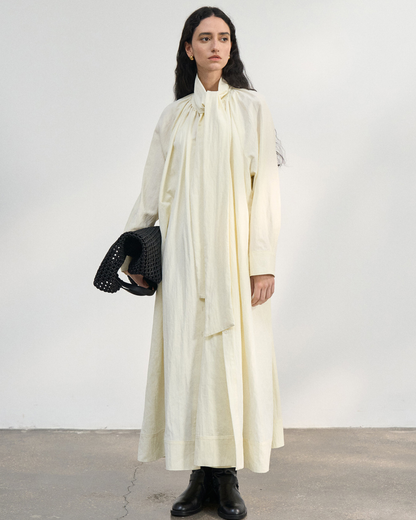 サイレントスカーフロングワンピース 10429