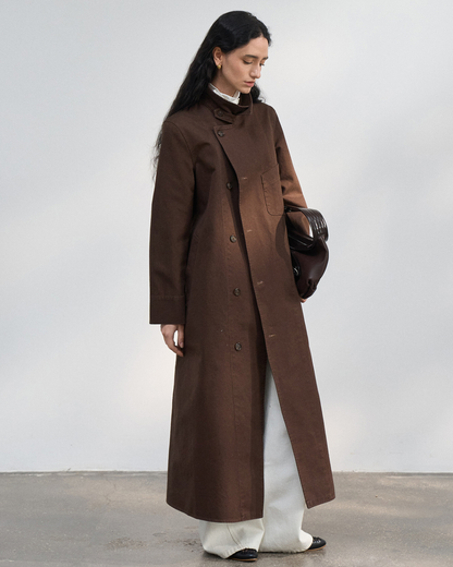 ストラクチャーアーバンロングコート 10444