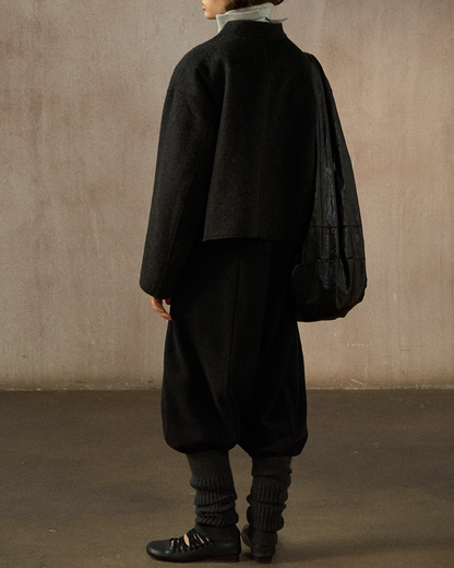 ノーカラーショートジャケット 10245