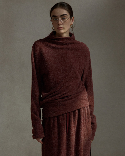 ベーシックニットハイネック 10486