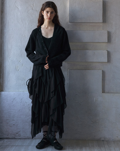 Vネックニットカーディガン 10169