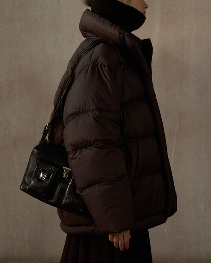 スタンドカラーミディコート 10269