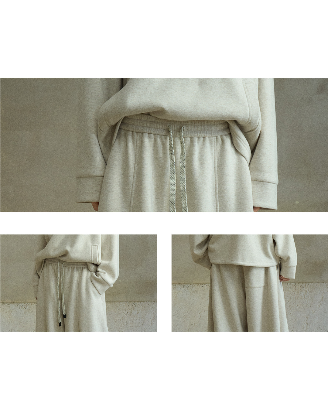 【セットアップ可能】ドローストリングスウェットパンツ 10212