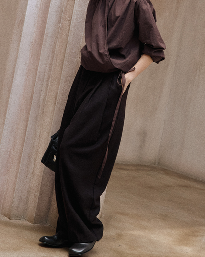 ルーズテーパードカジュアルパンツ 10172
