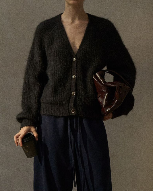 Vネックニットカーディガン 10264