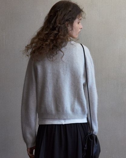 シャープショートニットカーディガン 10497