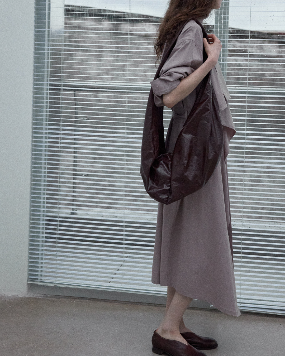 アシンメトリーフロウストラップワンピース 10340