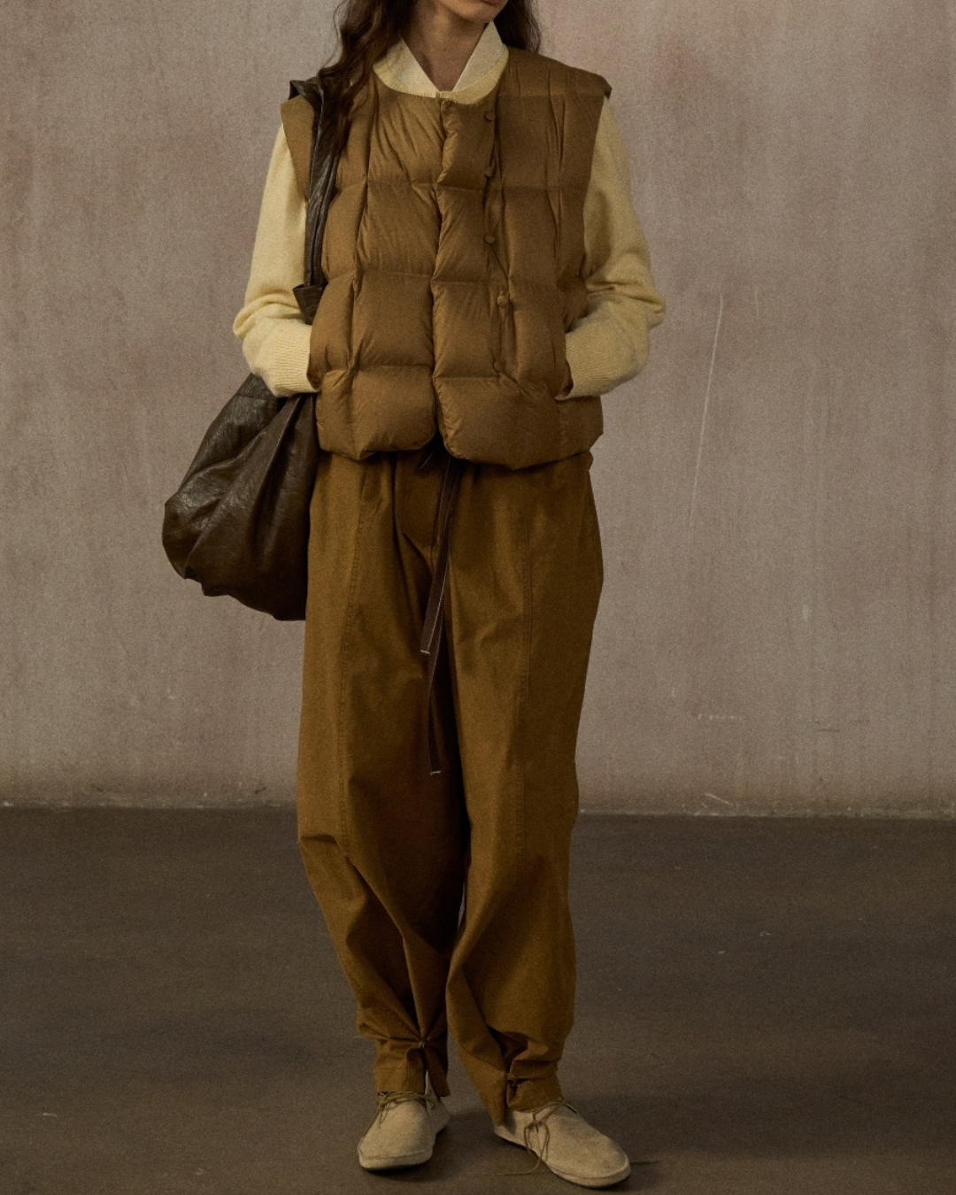 キルティングダウンショートベスト 10242