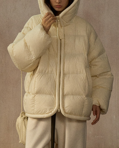 フーディーミディダウンコート 10280