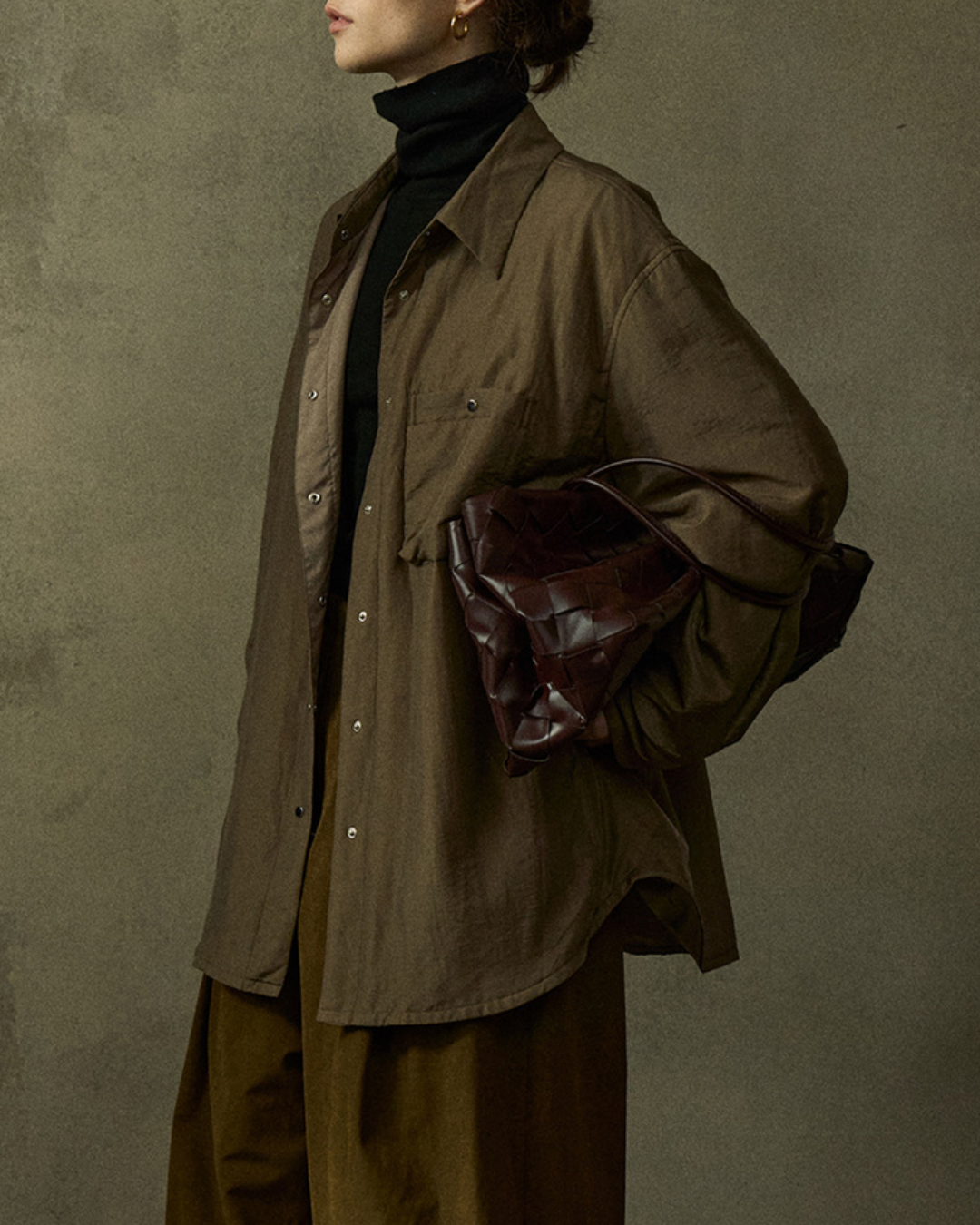 キルティングポケットオーバーシャツ 10202