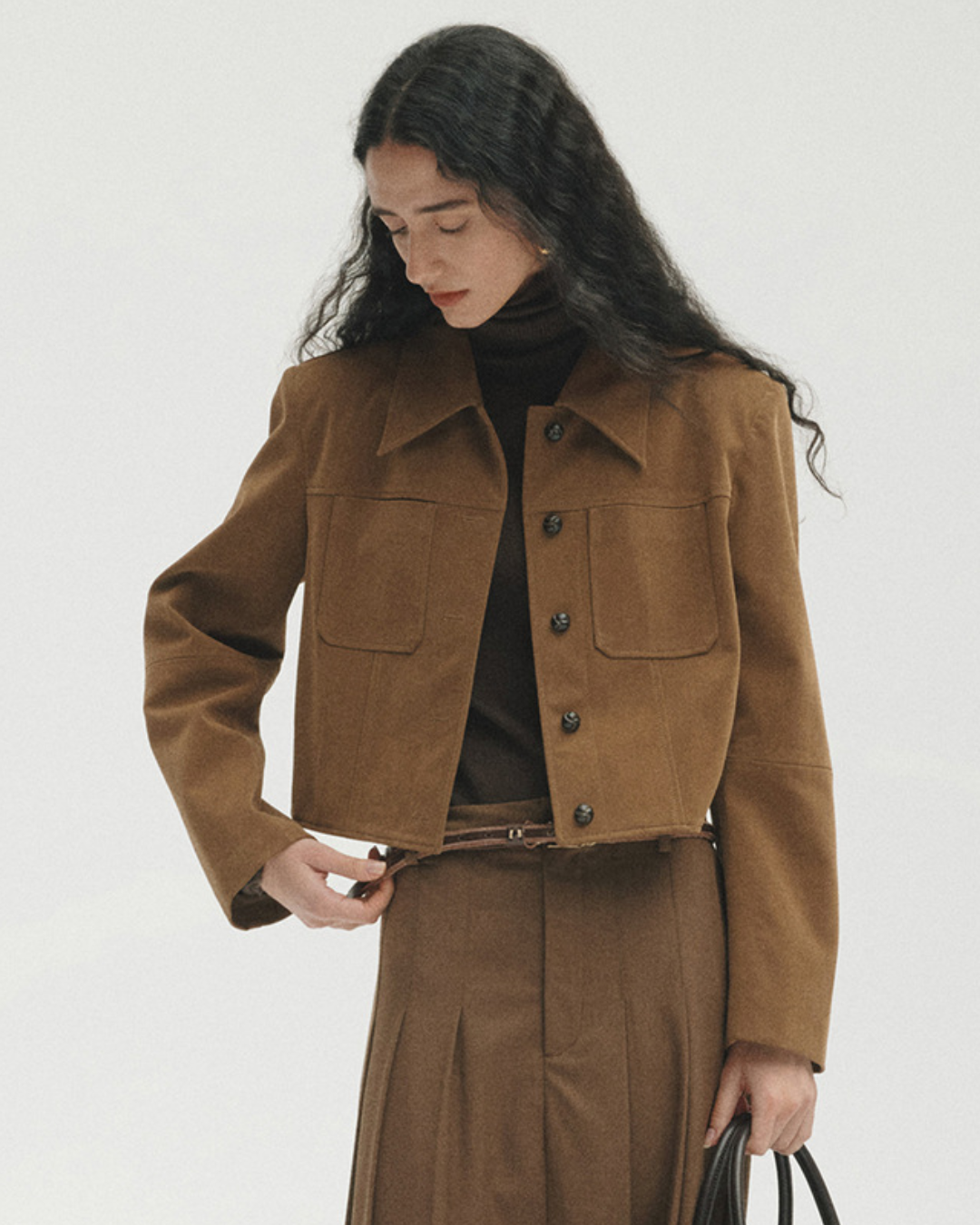 エフォートレススエードショートジャケット 10466