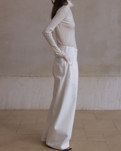 ウオッシュシミターデニムパンツ 10230