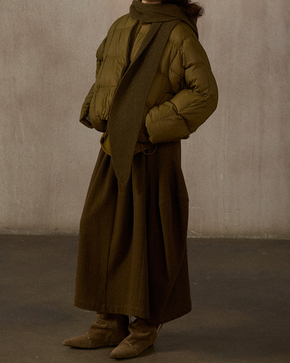 クルーネックショートコート 10274