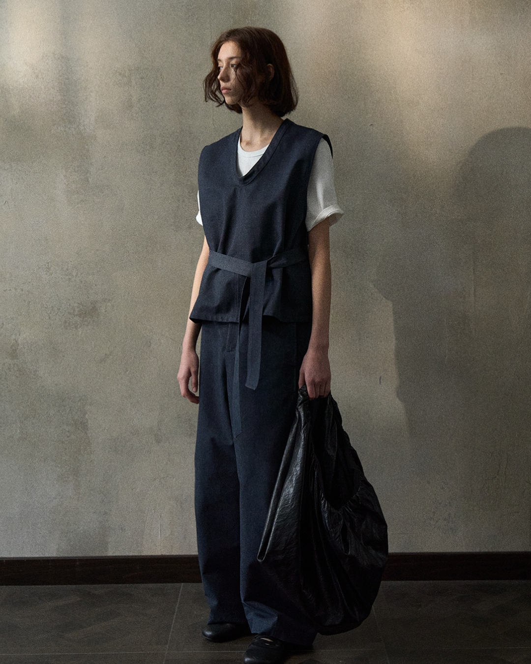 デニムカーブブレードパンツ 10346