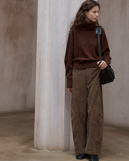 タートルネックウォームトーンニットプルオーバー 10138