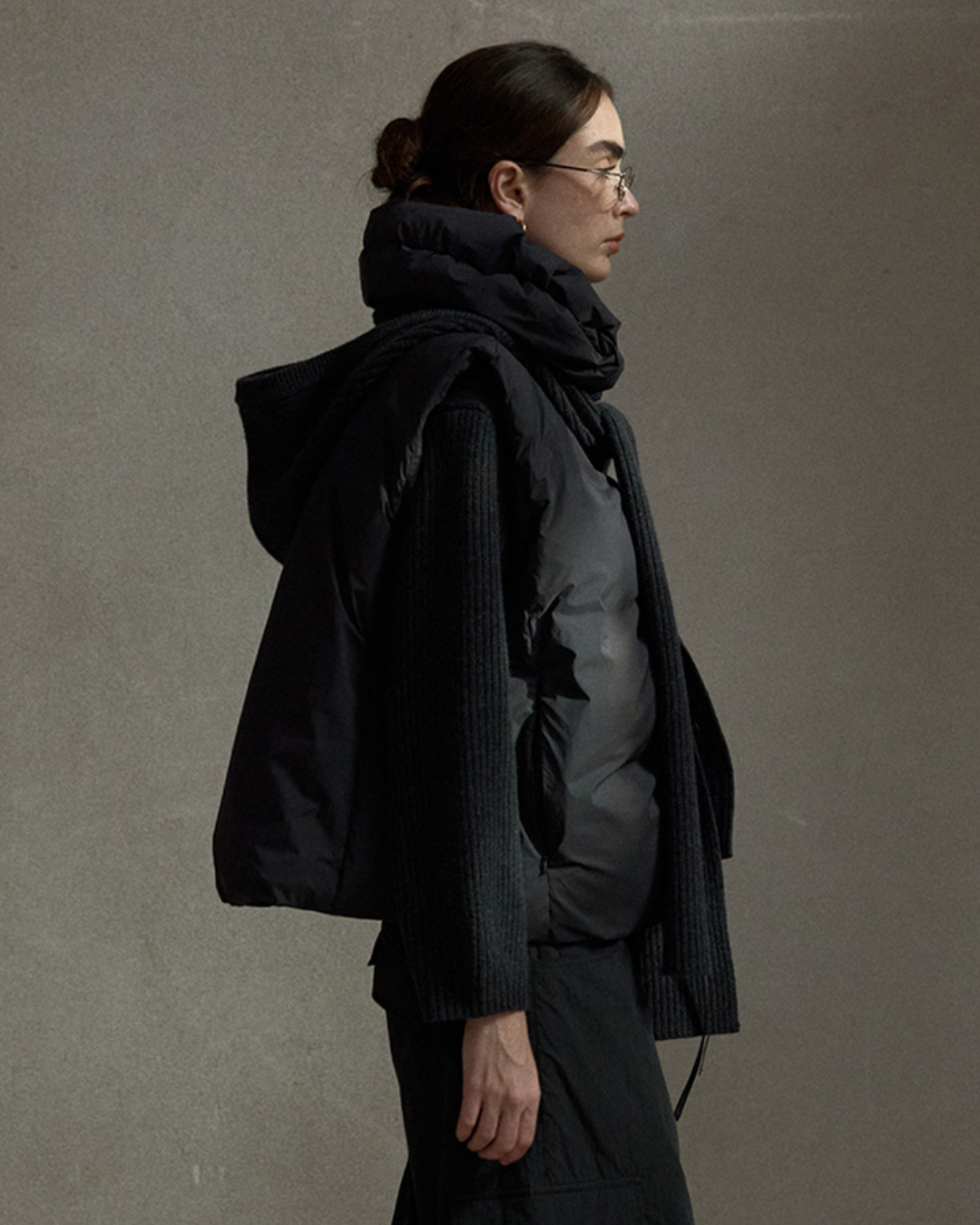 ジオメトリックダウンジレ 10398