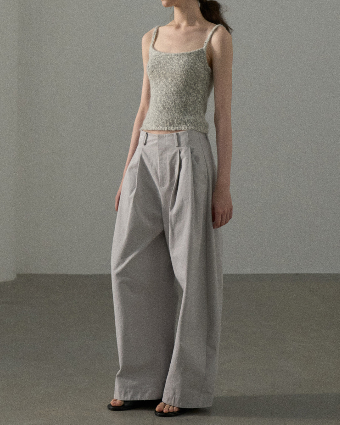 ハイウエストタックカジュアルパンツ 10229