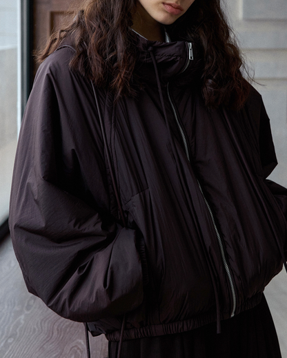 ミディフーディーカジュアルジャケット 10194