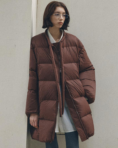 ミディストラップダウンコート 10375