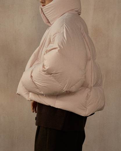 スタンドカラーショートダウンコート 10270