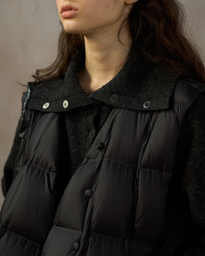 キルティングダウンショートベスト 10242