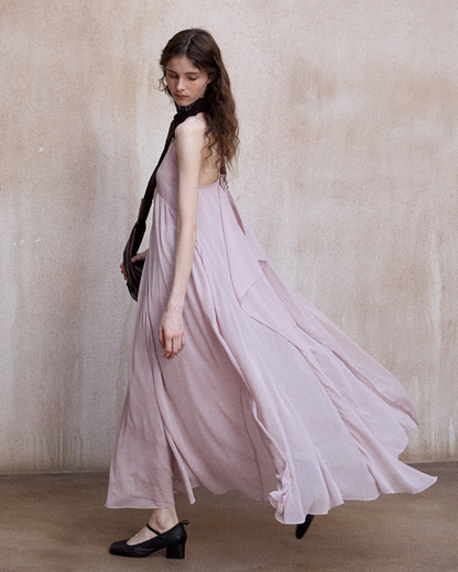 シアーレイヤードサスペンドワンピース 10518