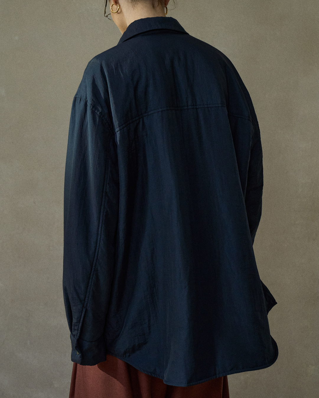 キルティングポケットオーバーシャツ 10202