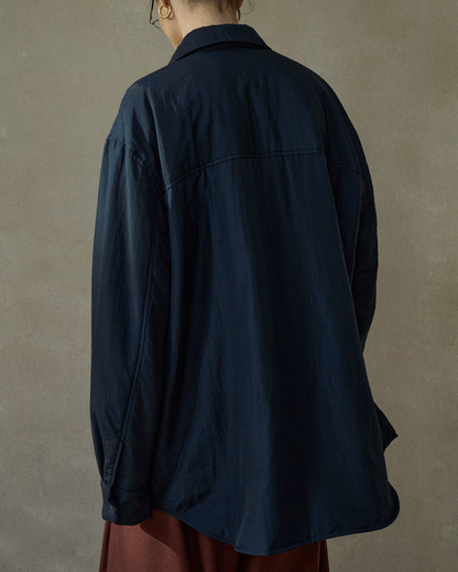 キルティングポケットオーバーシャツ 10202