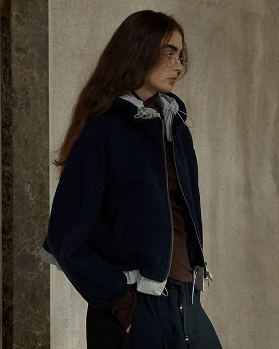 ドローコードフードジャケット 10469