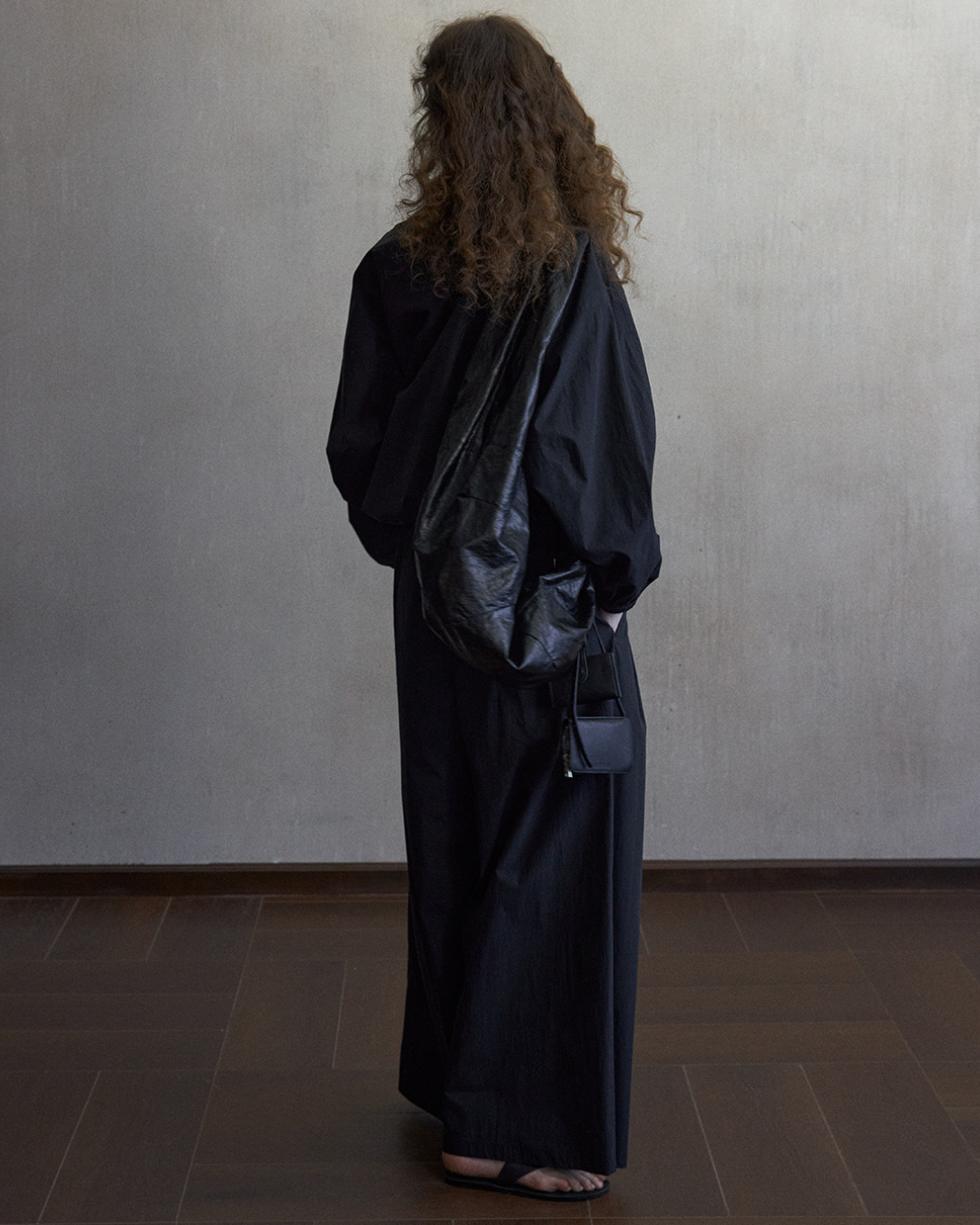 ディストーションハイネックジップアップブルゾン 10545