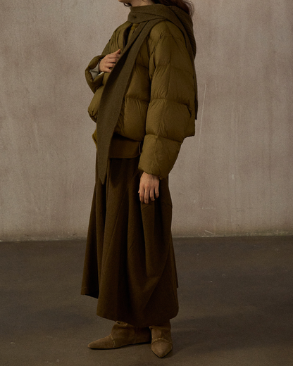 クルーネックショートコート 10274